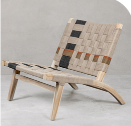 ASHANTI CHAISE D’APPOINT |  ARGILE CUITE | 2024