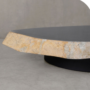 TABLE BASSE BOULDER  AVEC BASE RONDE